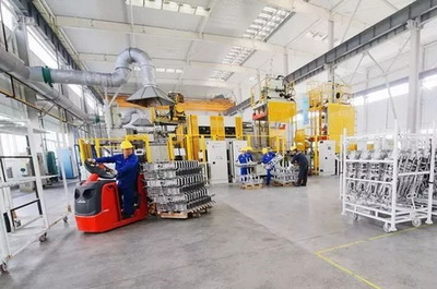 重庆博奥3200T镁合金压铸生产线正式投产